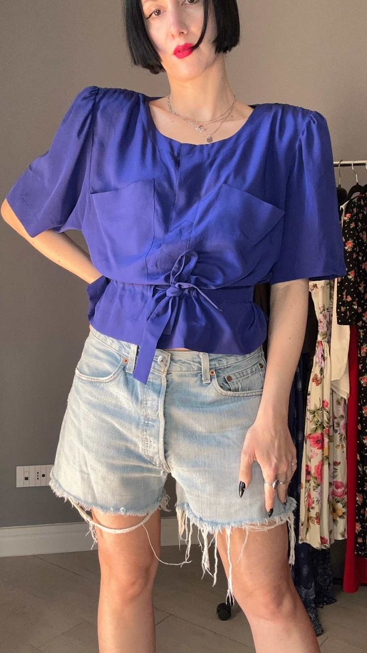 Blusa anni '80 3