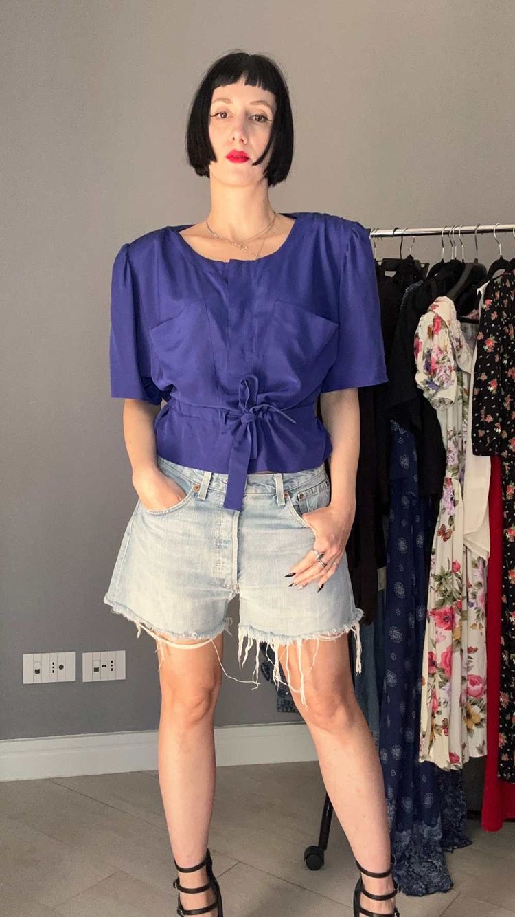 Blusa anni '80