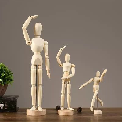 Wooden Artist Mannequins And Hand Models