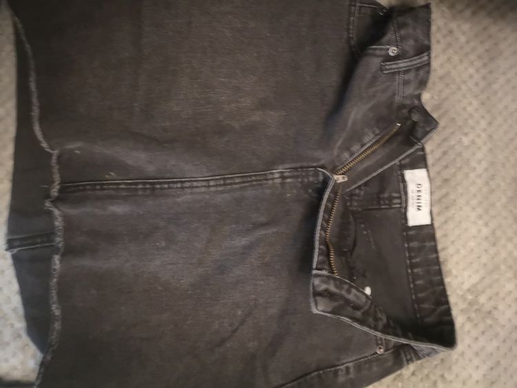 Pull&Bear Pull&Bear Black Denim Shorts product image