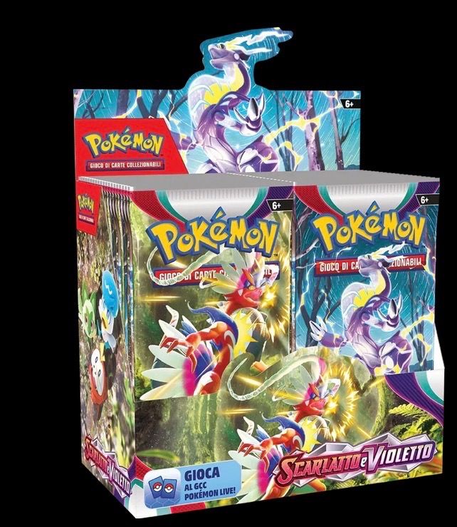Pokémon Booster Box 36 bustine scarlatto e violetto 