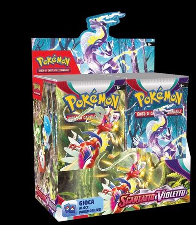 Pokémon Booster Box 36 bustine scarlatto e violetto