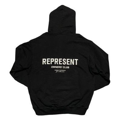 Represent Medium Owners Club Jet Black Hoodie
