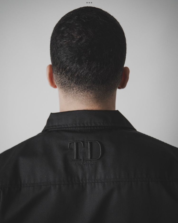 TD Links Boxy Overshirt- Black product image