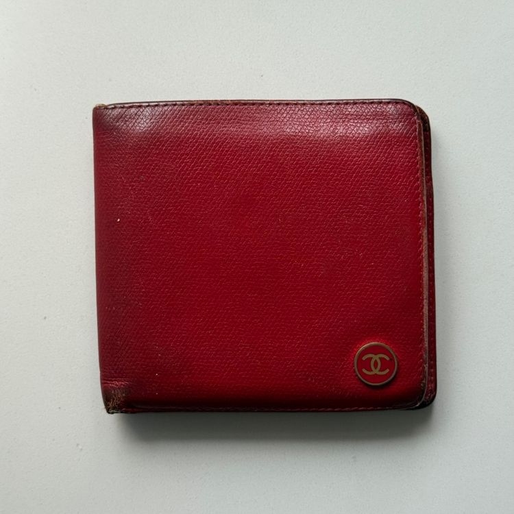 Chanel Chanel Red Leather Wallet product image