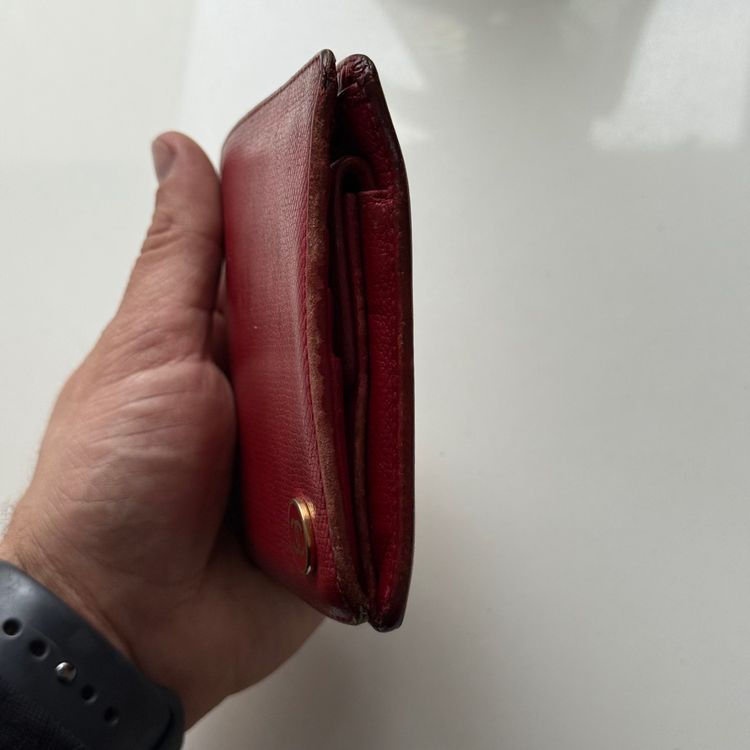 Chanel Red Leather Wallet 3