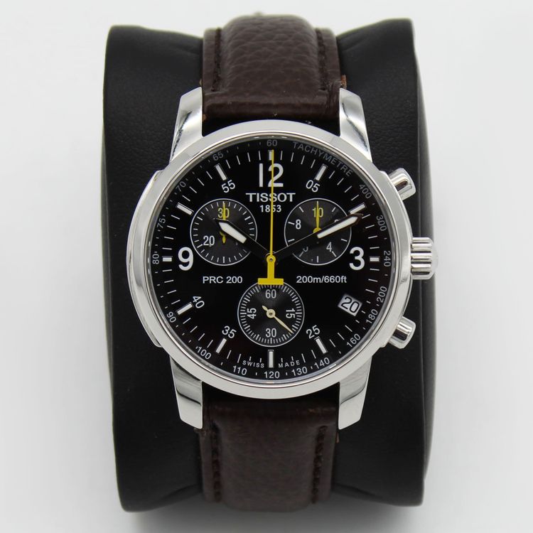Men's Tissot PRC 200 Black Dial Pre-owned T17.1.526.52