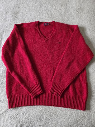 Kappa Red V-Neck Sweater