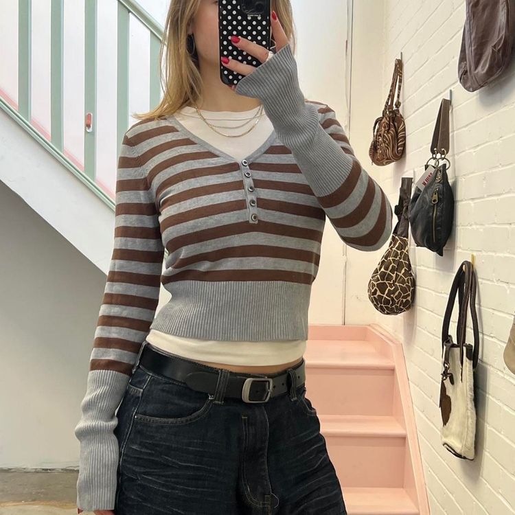 Other Striped Cropped Sweater product image