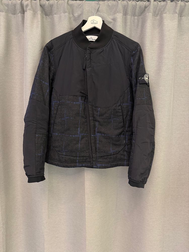 Stone Island 2016 House Check Dormeuil Cloth Nylon Metal Primaloft Bomber Jacket