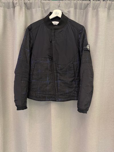 Stone Island 2016 House Check Dormeuil Cloth Nylon Metal Primaloft Bomber Jacket