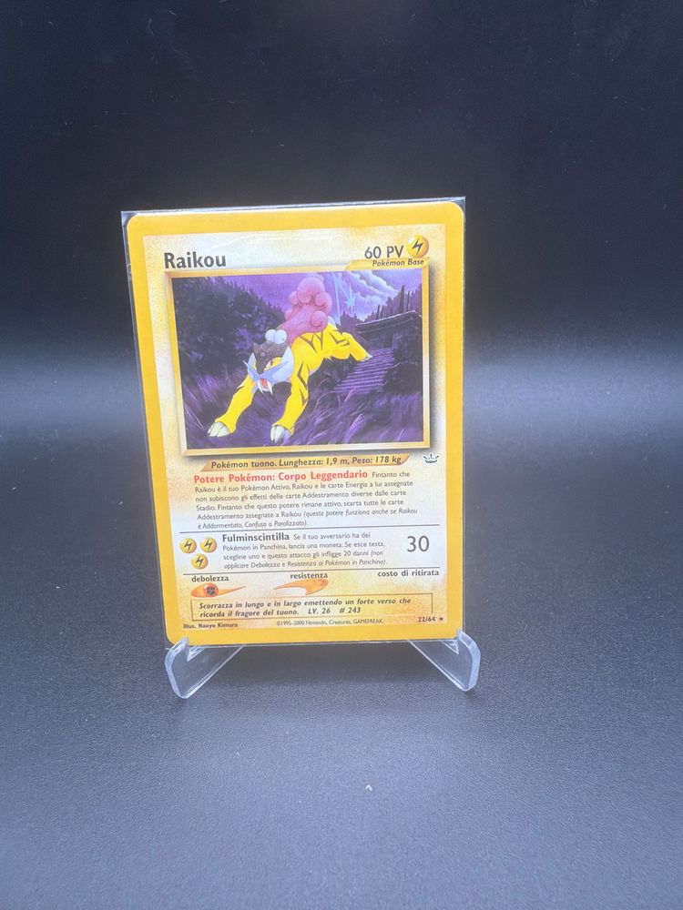 Raikou Pokémon Card