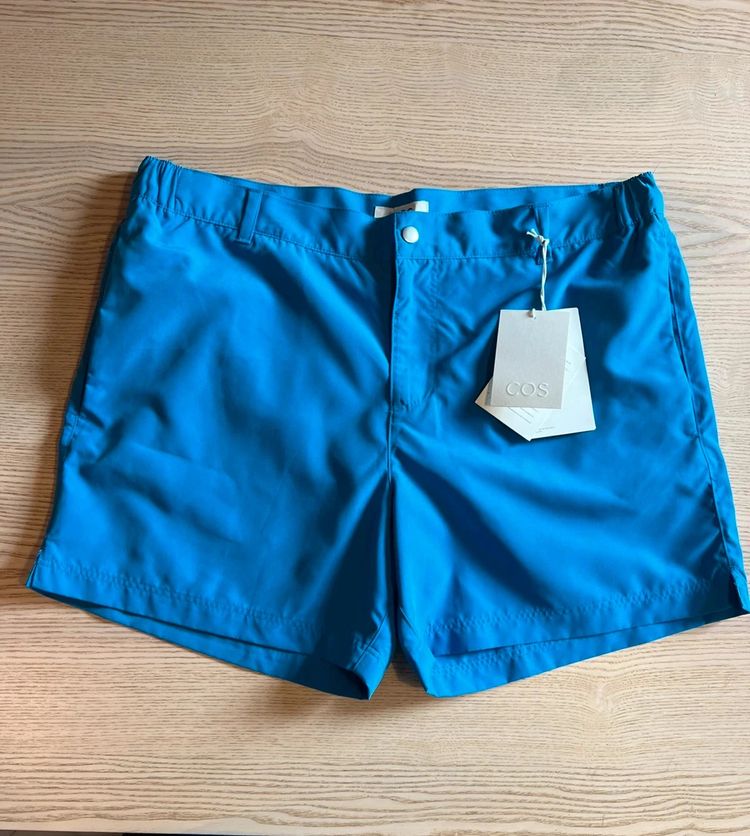 COS – Tailored Swim Shorts – Bright Blue – Recycled Polyester – Side Pockets – New With Tags 69€ image 1