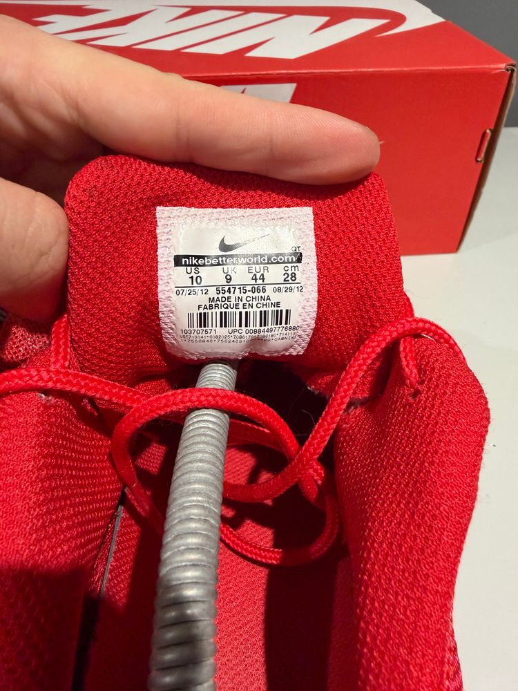 Immagine di Nike Air Max 95 Dynamic Flywire Gym Red Black UK 9 (No Box) 5