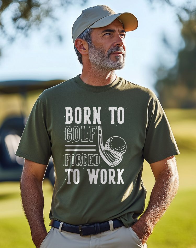 Golf-19 Born to Golf t-shirt image 2