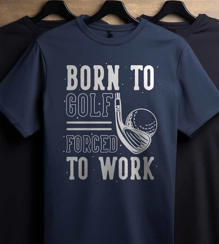 Golf-19 Born to Golf t-shirt image 4
