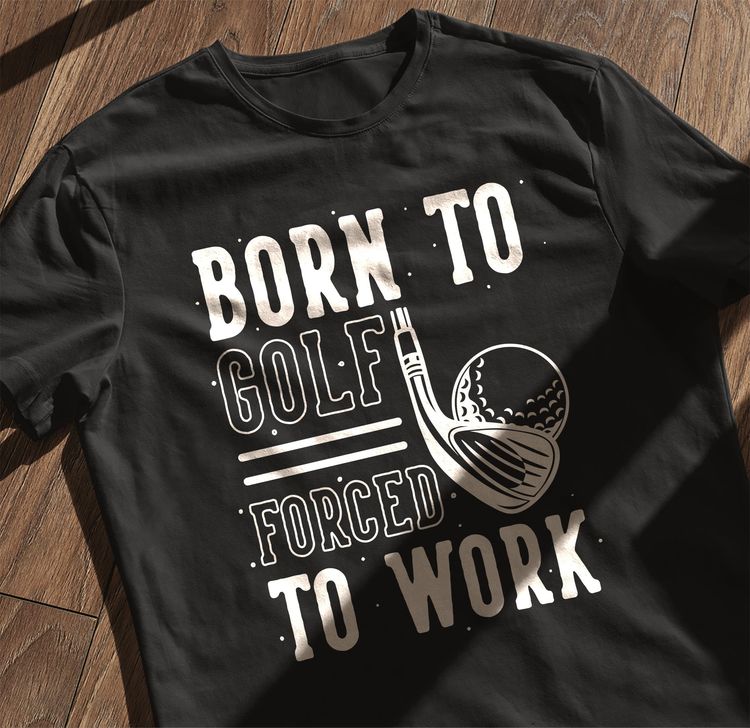 Golf-19 Born to Golf t-shirt image 5