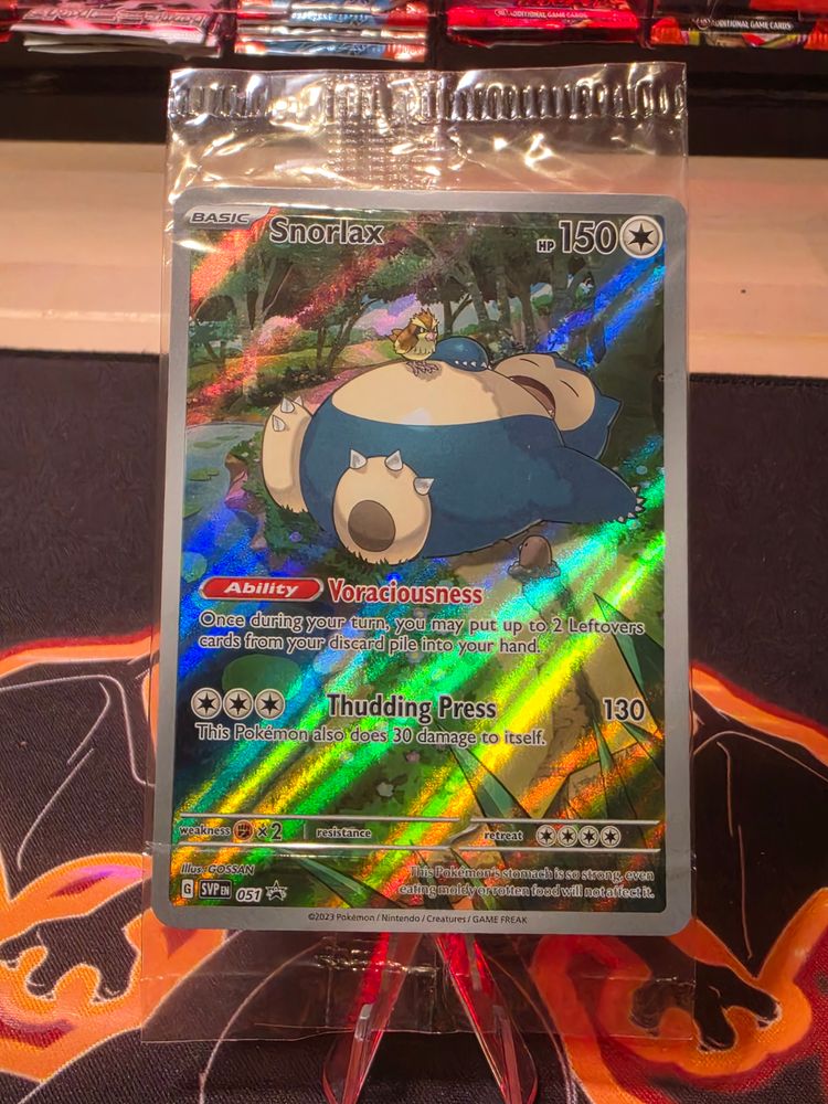 Snorlax sealed promo imagen 1