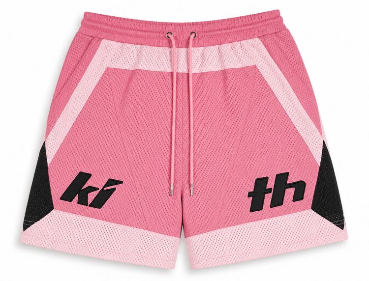 KITH MESH TURBO SHORTS 'MIAMI PINK'