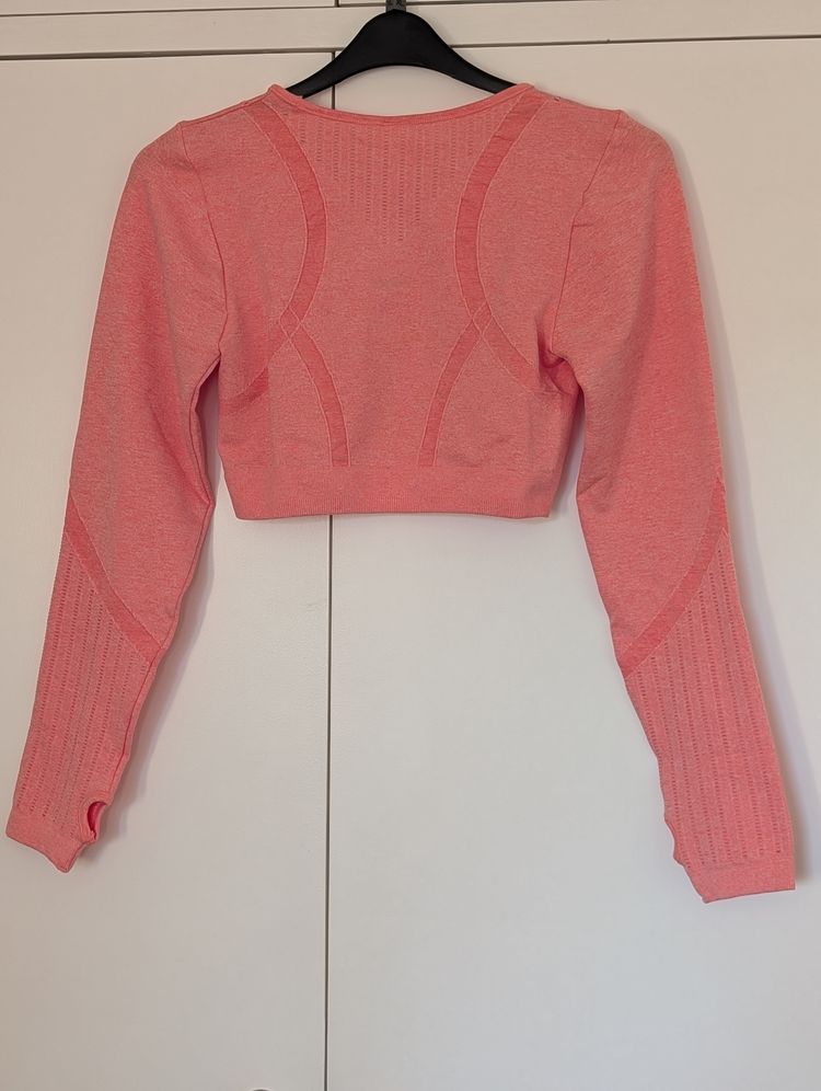 Immagine di Forza Crop Top Peach Mango  4