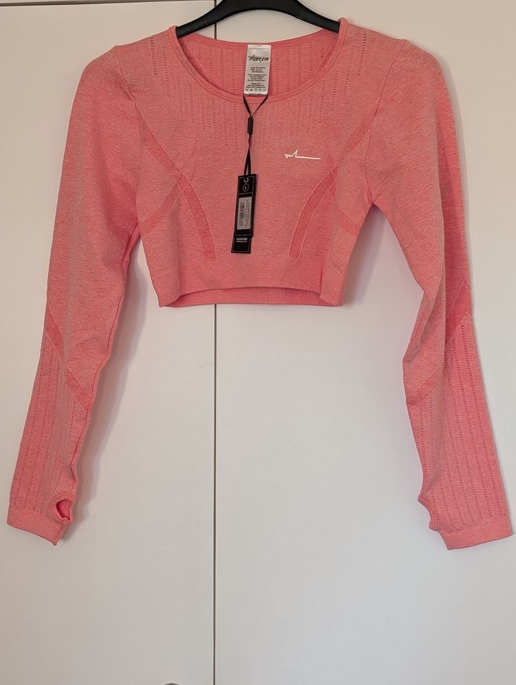 Immagine di Forza Crop Top Peach Mango  2