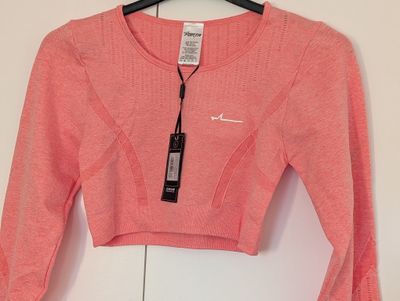 Forza Crop Top Peach Mango