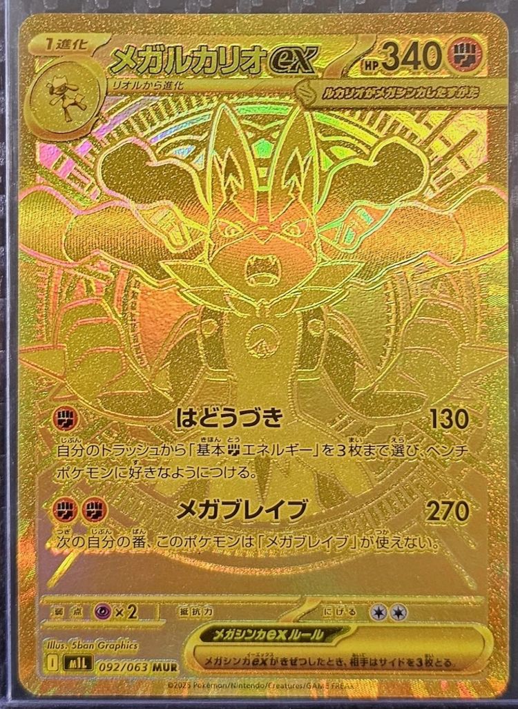 Pokémon Trading Card Megario Ex