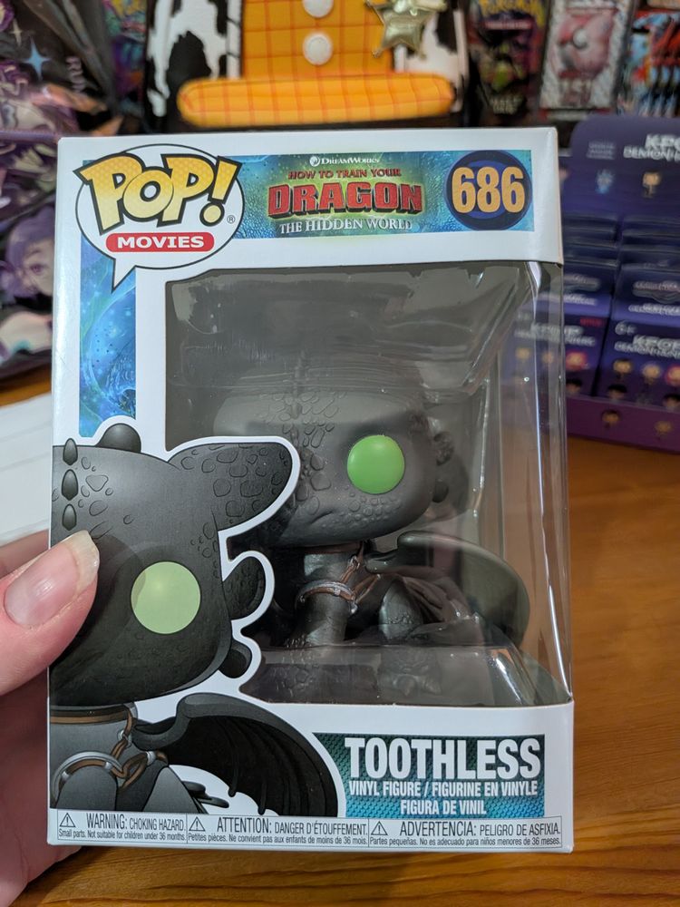 Pop Boutique Pop! Movies Toothless Vinyl Figure product image
