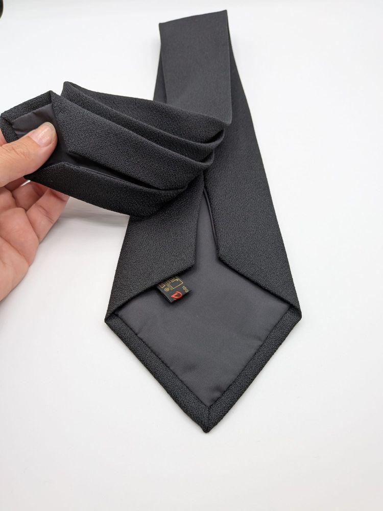Cravatta Emanuel Ungaro Paris uomo grigio antracite – 100% poliestere, elegante image 5