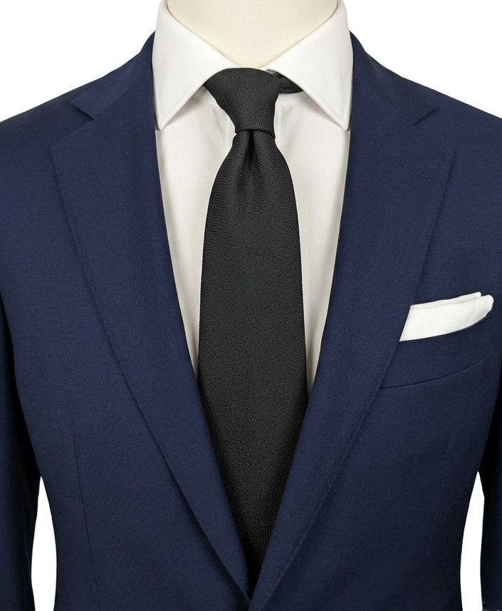 Cravatta Emanuel Ungaro Paris uomo grigio antracite – 100% poliestere, elegante image 1