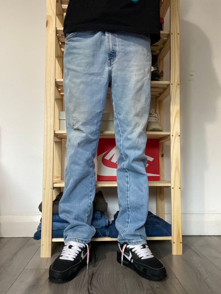 32W Vintage Baggy Dickies Jeans Blue 