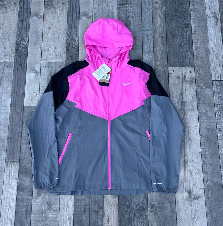 Nike Repel UV Packable Hooded Windrunner Jacket - ‘Playful Pink’ - Size Large   imagen 2