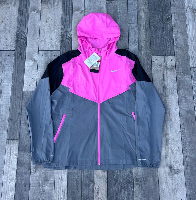 Nike Repel UV Packable Hooded Windrunner Jacket - ‘Playful Pink’ - Size Large   image 1