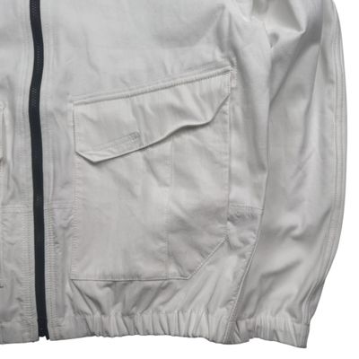 S/S 26 Stone Island Organic Panama Cotton + Nylon Bomber Jacket 7