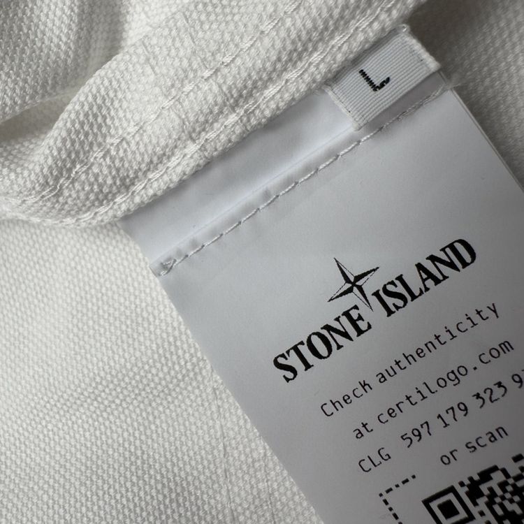 S/S 26 Stone Island Organic Panama Cotton + Nylon Bomber Jacket 10