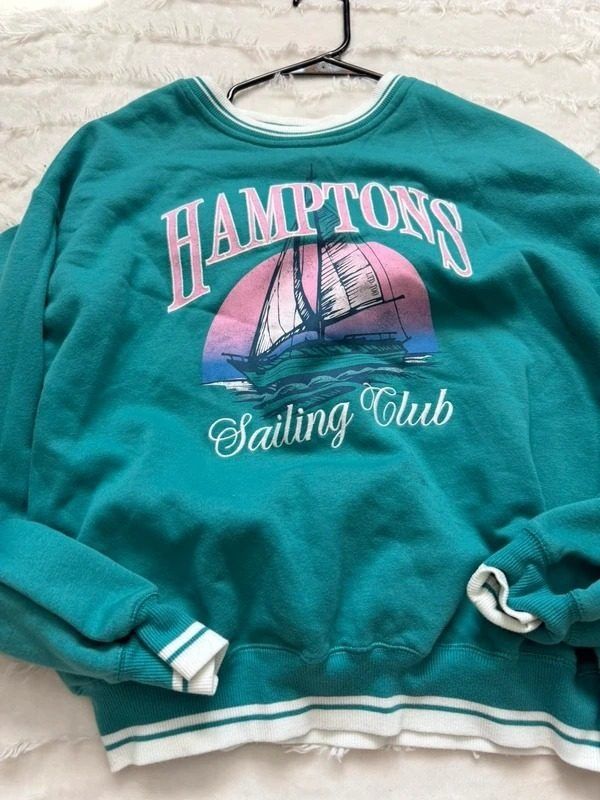 Limited Too Teal Sweatshirt image 1