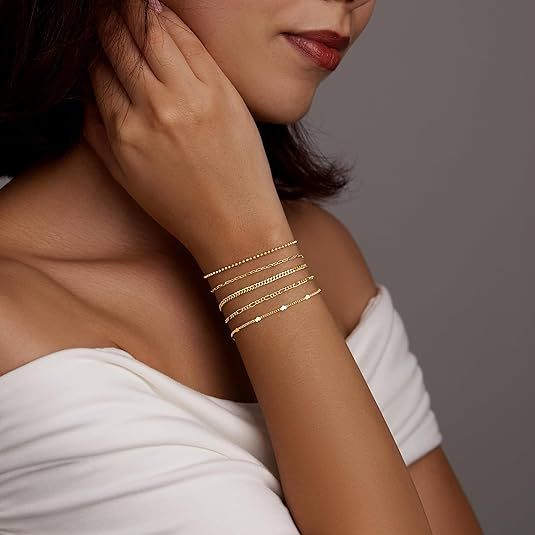 Gold Bracelets Set 2