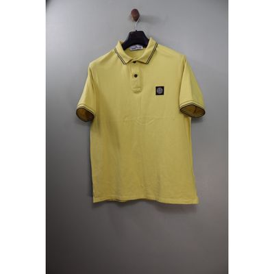 Stone Island Yellow Slim Fit Polo