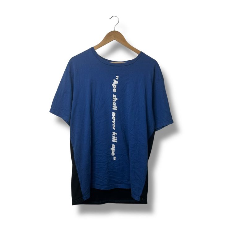 A Bathing Ape T-shirt, blue, XL