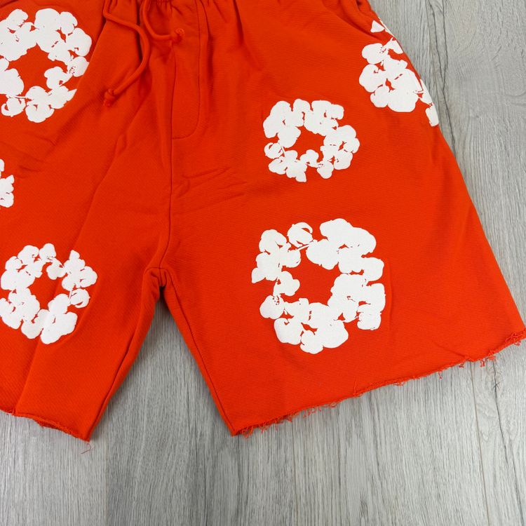 Denim Tears Men’s Orange Shorts obraz 5