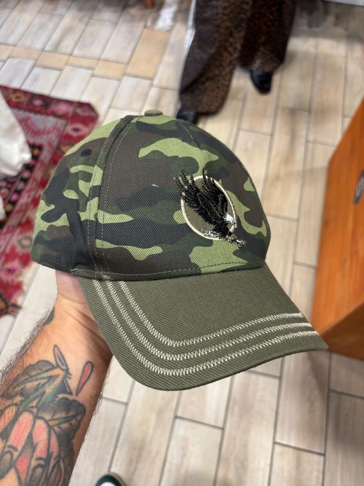 MLB camouflage baseball cap with eagle embroidery product image