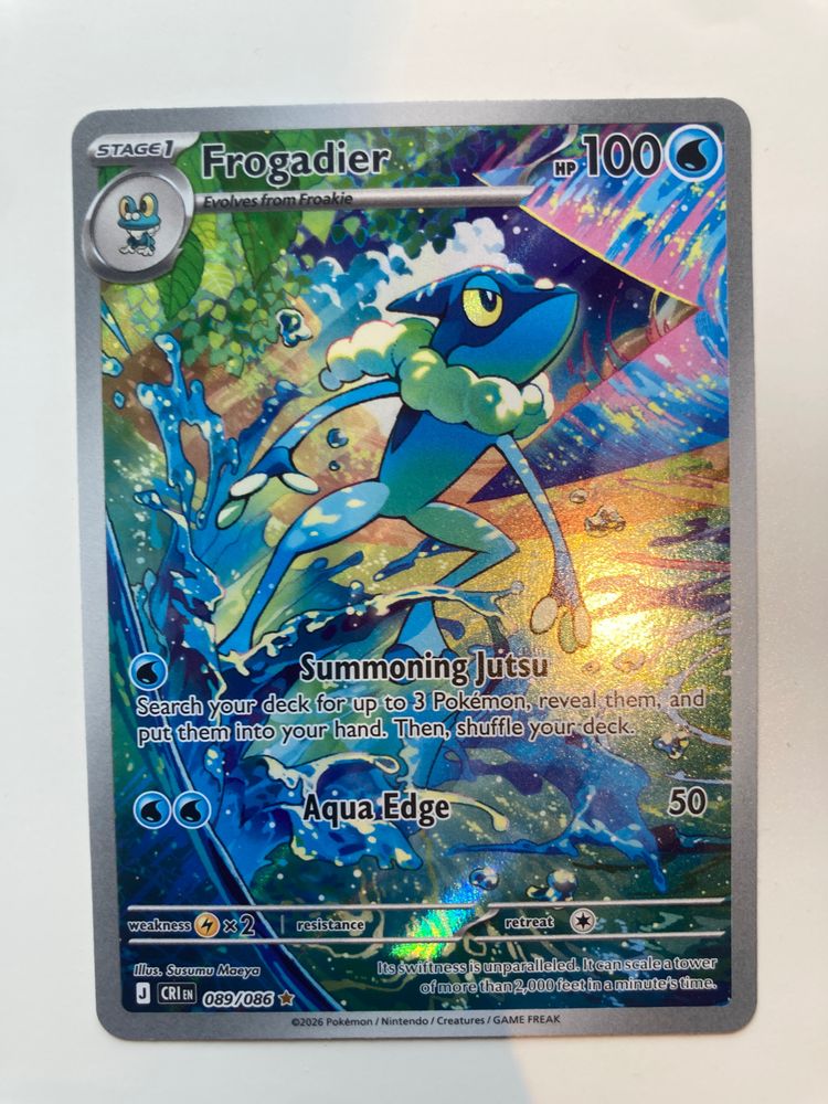 Frogadier Pokémon Trading Card