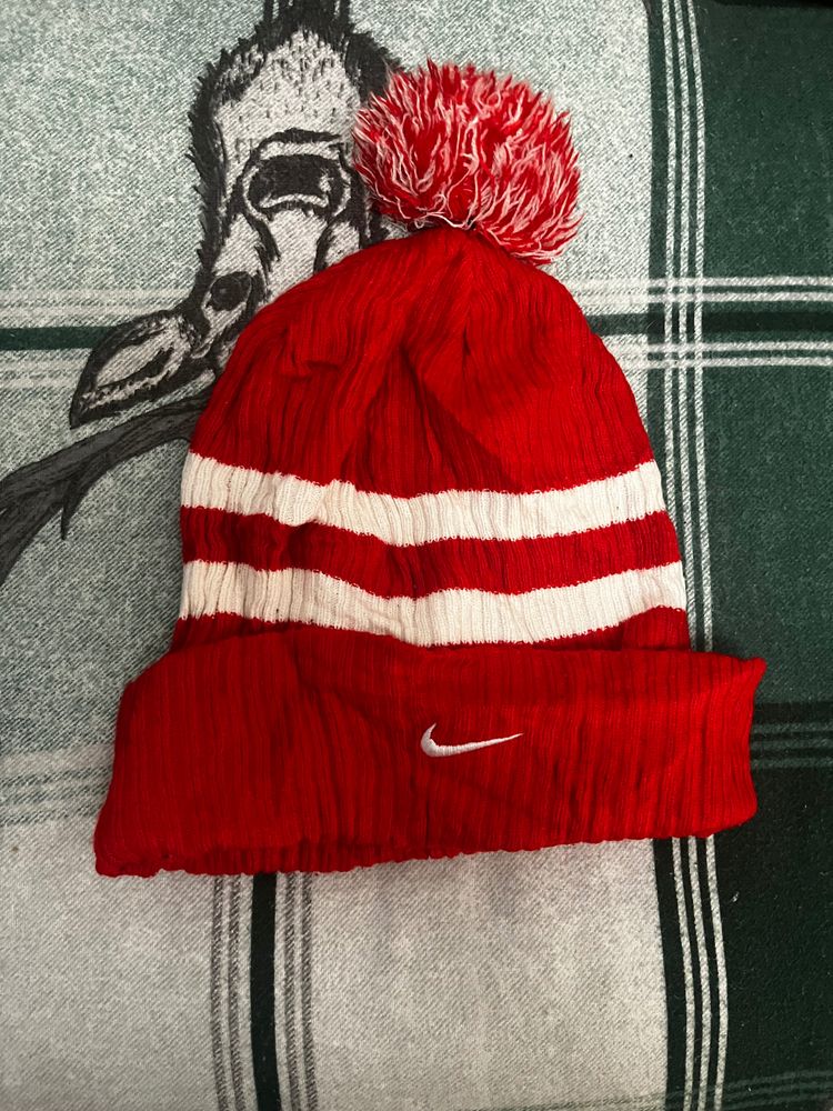 Nike Nike Red Knit Beanie Hat product image