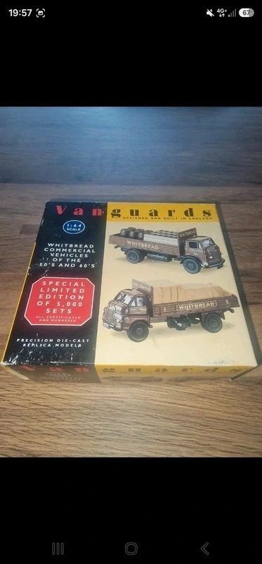 Corgi Vanguards White Rose Commercial Vehicles 1950S And 60S Diecast Model Set image 1