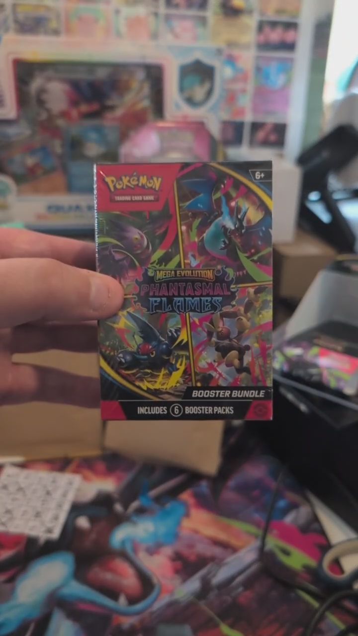Pokemon Fantasmal Flames Booster Bundle image 1