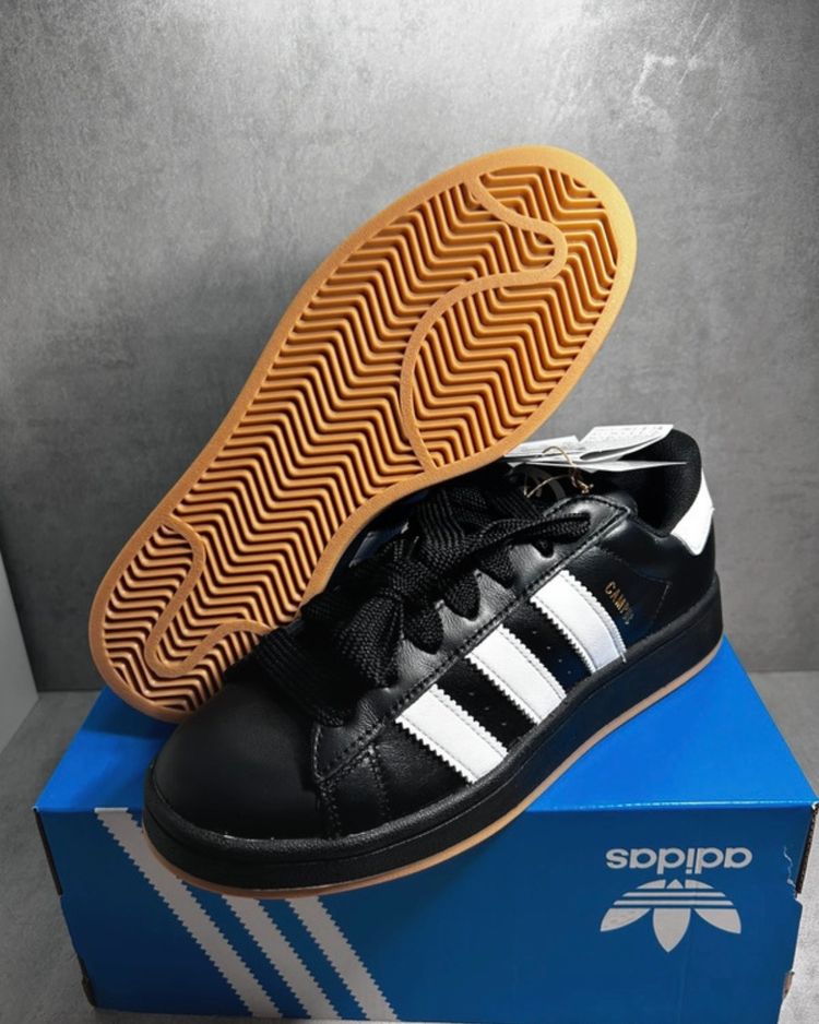 Adidas Campus 00s Black Leather Trainers - UK 8 