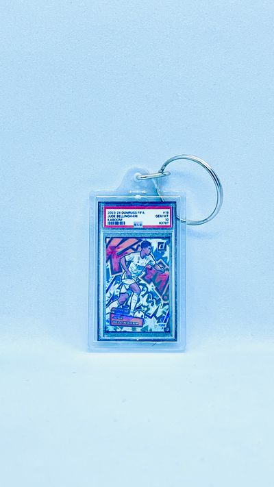 LLAVERO - KEYCHAIN - PSA 10 - Jude Bellingham - Real Madrid - Kaboom! - Panini Donruss FIFA 2023-24