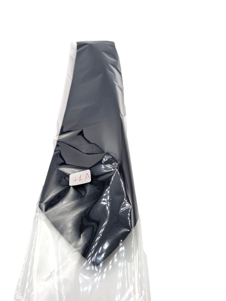 Cravatta uomo blu navy tinta unita TSL – elegante classica, larghezza 8 cm image 8