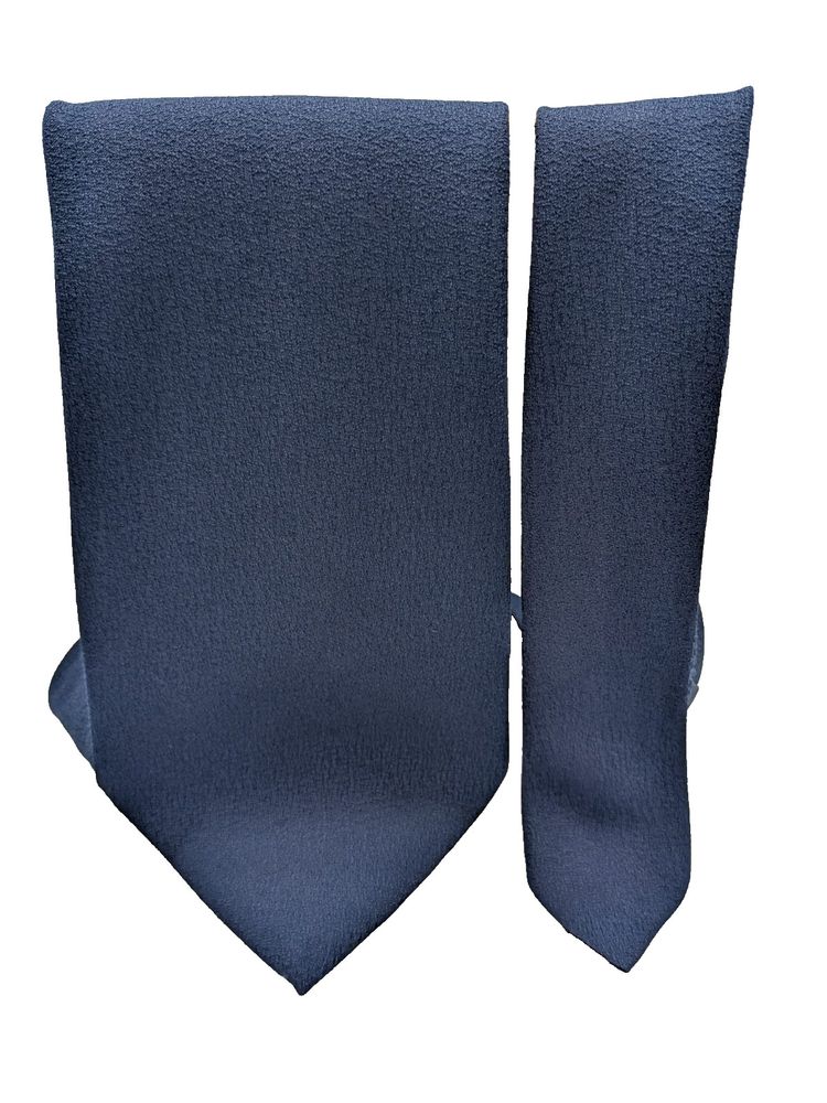 Cravatta uomo blu navy tinta unita TSL – elegante classica, larghezza 8 cm image 2
