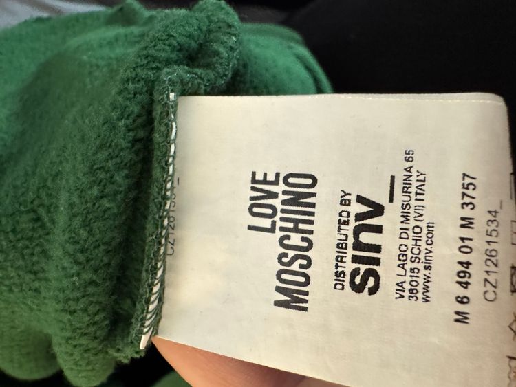 Love Moschino Green Sweatshirt 4